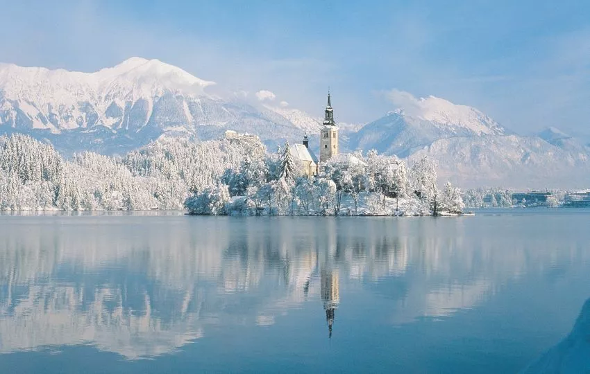 Der Bleder See ein Winterwunderland
