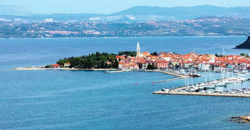 Der Hafen von Koper, Adriaküste, Slowenien