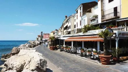 Promenade, Koper, Adriaküste, Slowenien