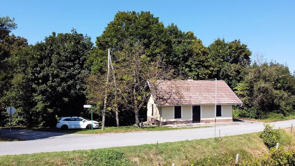 Blick auf das Haus von Osten