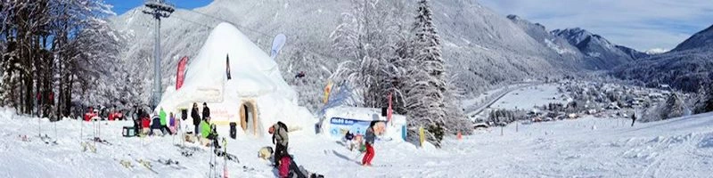 Slowenische Alpen - Winterpanorama