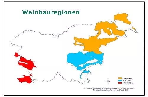 Die Weinbauregionen
